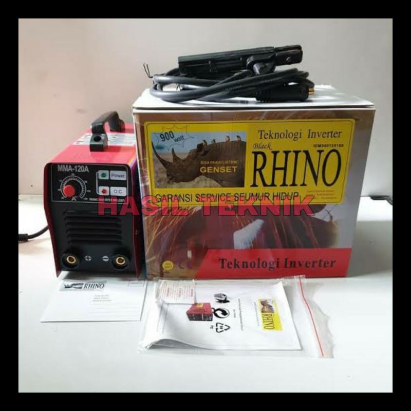 Mesin Las Inverter 900 watt 120 A Rhino