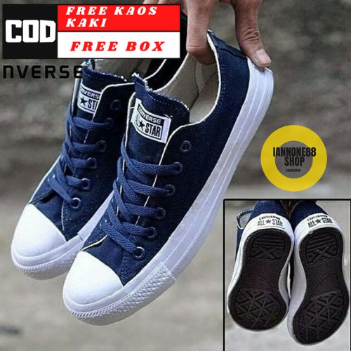 SEPATU CONVERSE STYLE SNEAKERS FASHION CEWE KOREA BAHAN KANVAS RUBBER