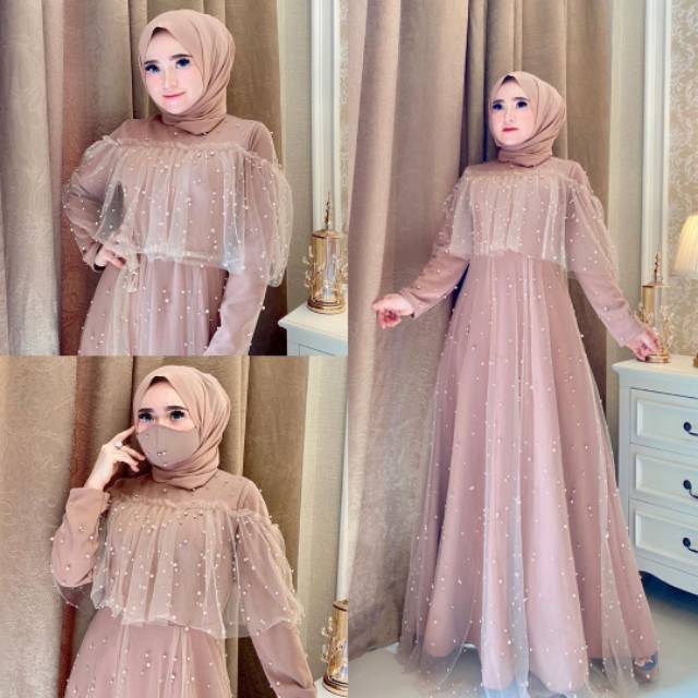 Shellasaukia dress mutiara