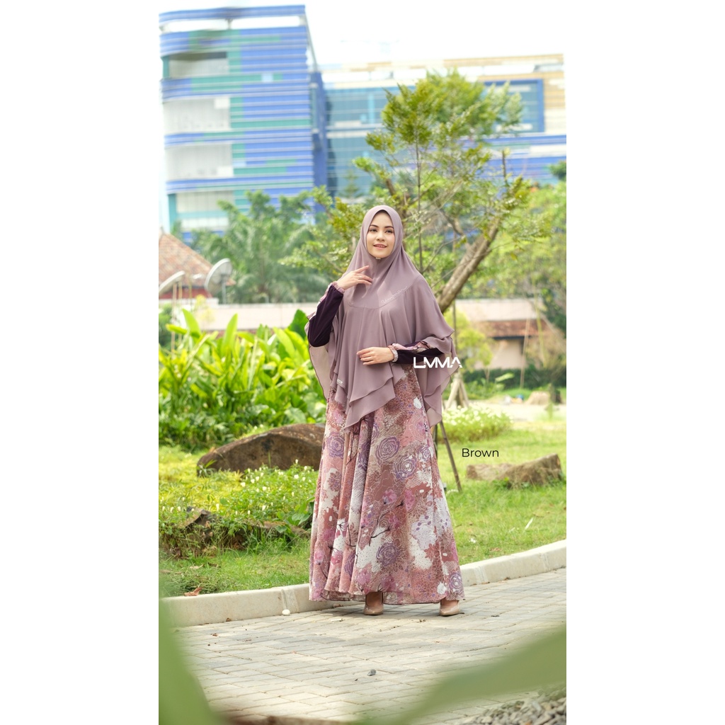 UMMA SYARI - Rosse dress syari gamis kondangan  gamis motif gamis mewah