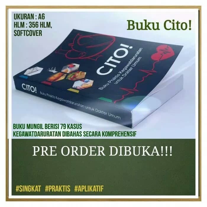 ORIGINAL Buku CITO buku saku kegawatdaruratan IGD buku saku dokter