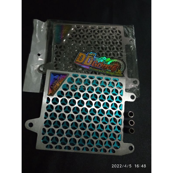 cover radiator HRC titanium vario125/150, pcx150