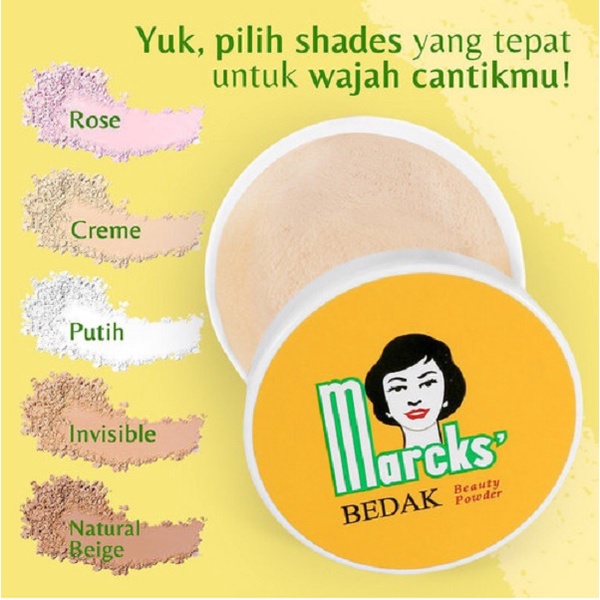 BEDAK MARCKS BEAUTY POWDER CLASSIC 40gr ALL VARIANT