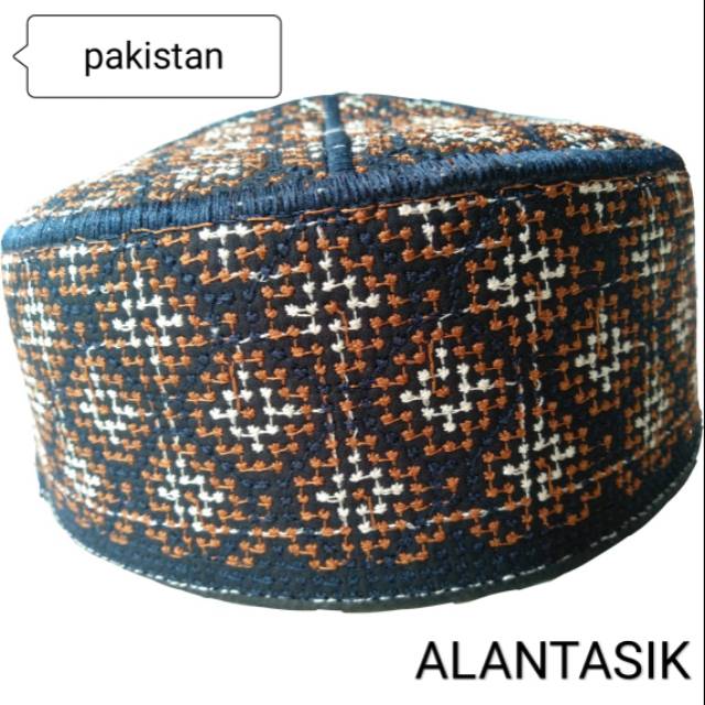 Alantasik - peci pakistan / kopiah bordir / kopeah tasik R.24