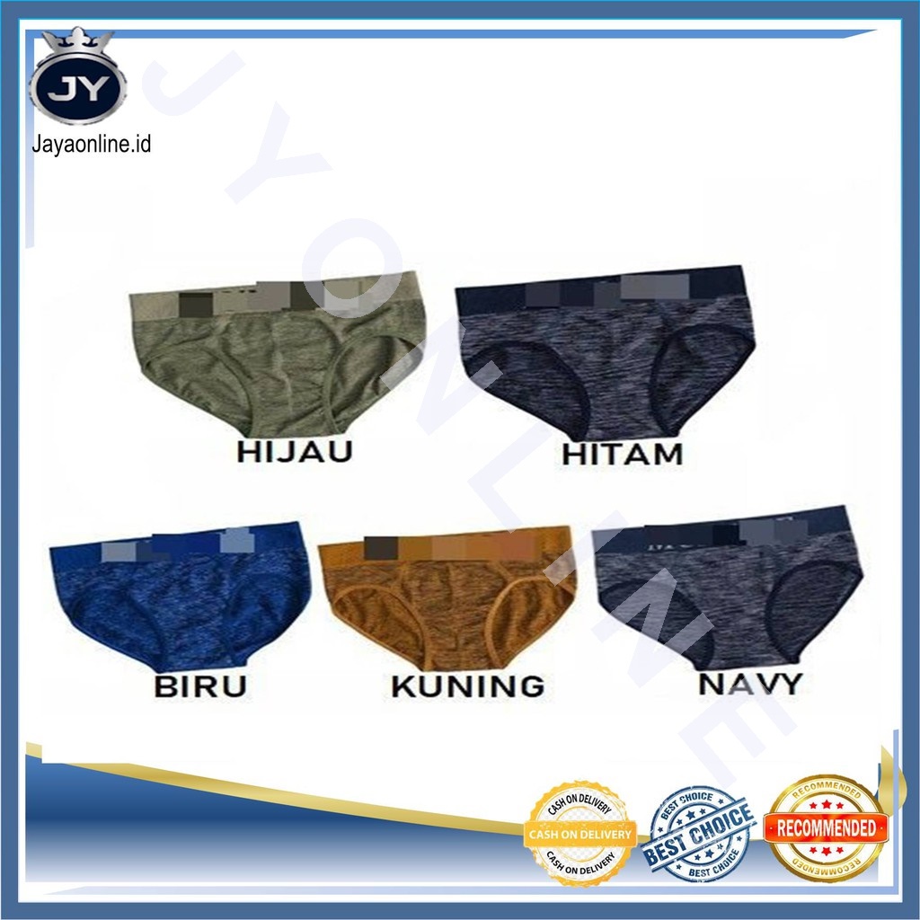 JY W030 CELANA DALAM PRIA KOLOR CD MAN UNDERWEAR MEN SEMPAK MURAH BATAM IMPORT