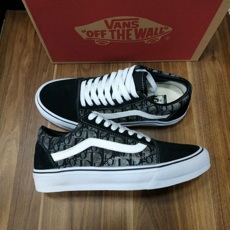 Vans Old Skool x Dior FREE KAOS KAKI Size 39-44 PREMIUM