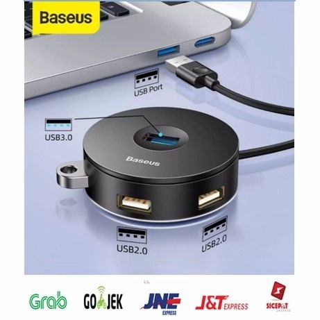 USB HUB Type USB Splitter 4 Port + 1 Micro USB - hitam + kabel