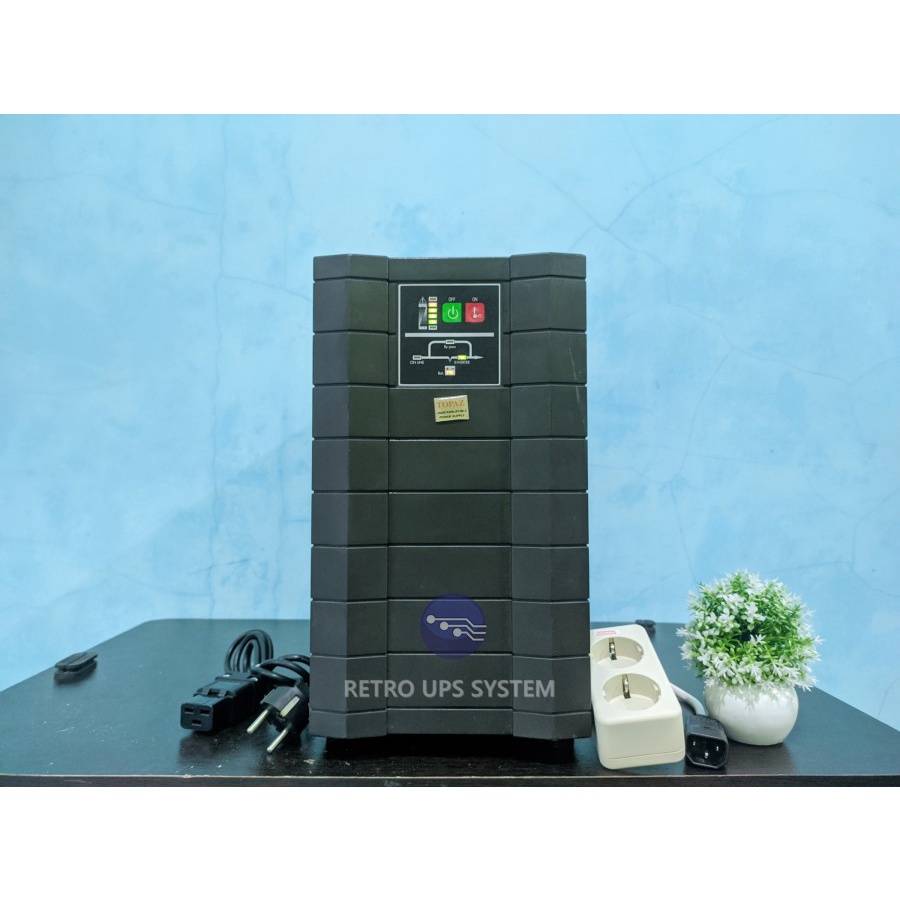 UPS Topaz Zenith Plus 3KVA 3000VA 2100Watt 96V Online PSW Bergaransi