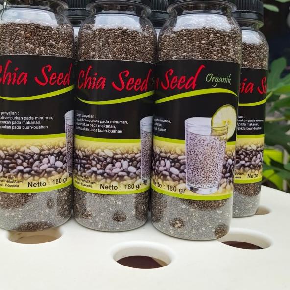 

❉ Organik Black Chia Seed 180 gr / chia seed ❃