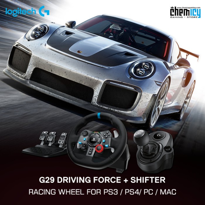 BUNDLE : Logitech G29 Driving Force + Shifter