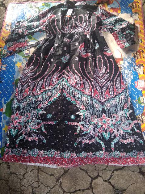 Baju Batik Couple Gamis Jumbo Murah Pasangan Modern Muslim | Devanna