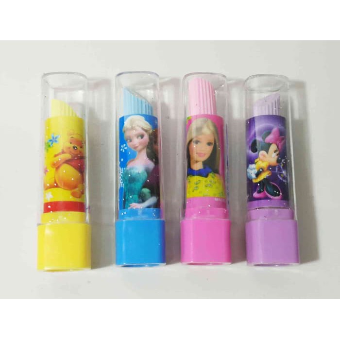 

Penghapus Unik Model Lipstik Gambar Caracter Lucu Murah Meriah
