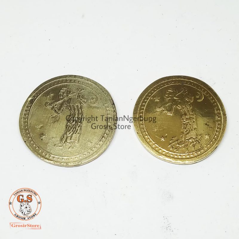 Koin Yasin Halus Bahan Full Kuningan Tebal.