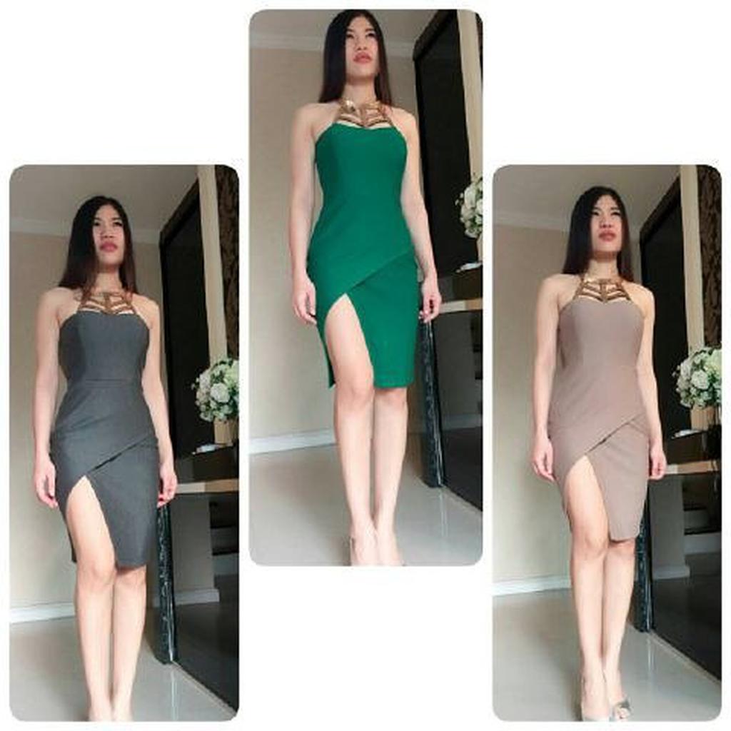 DRESS PREMIUM BAHAN VB SEQUIN