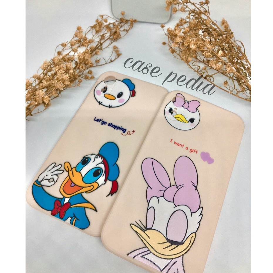 Soft Case Xiaomi Redmi Note 5 7 8 9 10 10s 11 4G 5G PRO Xiaomi POCO X3 NFC / X3 PRO GT Disney Donald Cartoon Silikon Casing Square Edge