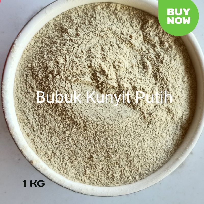 

herbal bubuk serbuk kunyit putih 1kg / herbs powder white turmeric 1kg