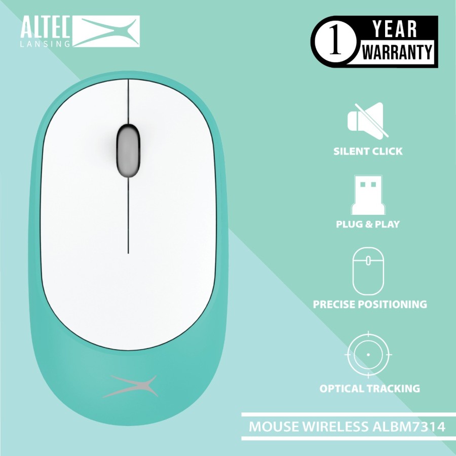 Mouse Wireless Altec Lansing ALBM-7314 Silent |Altec ALBM7314