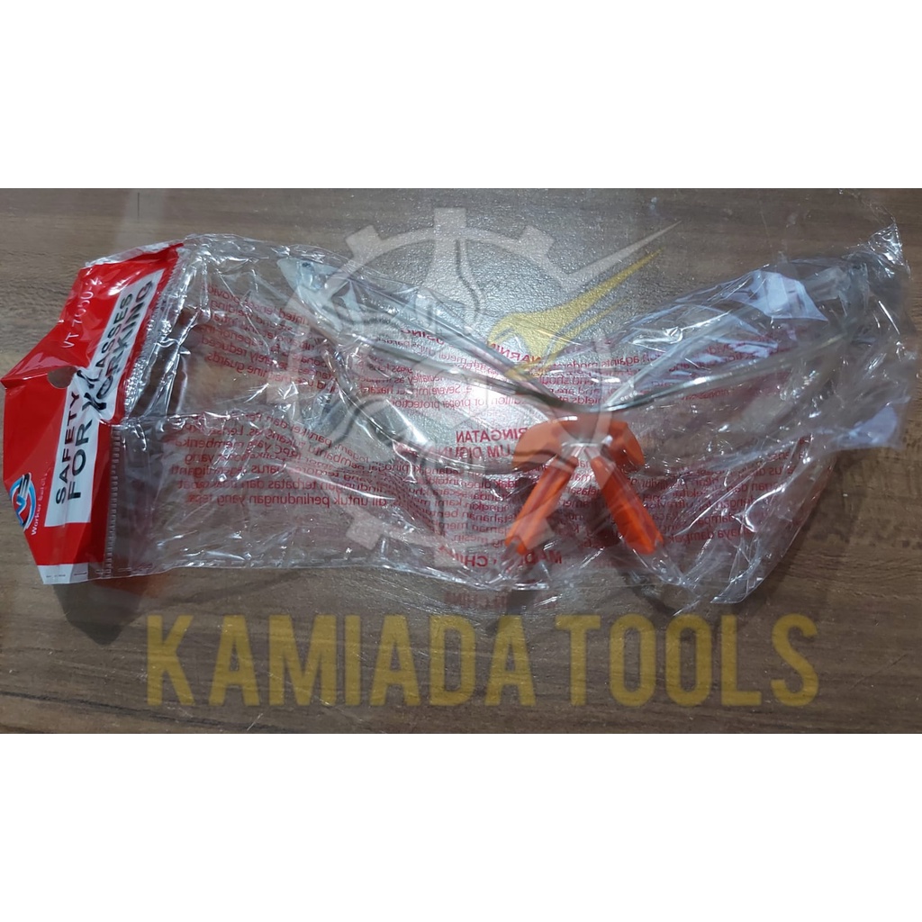 Kacamata Bening Safety WS/Safety Glasses/Kacamata Safety Anti UV