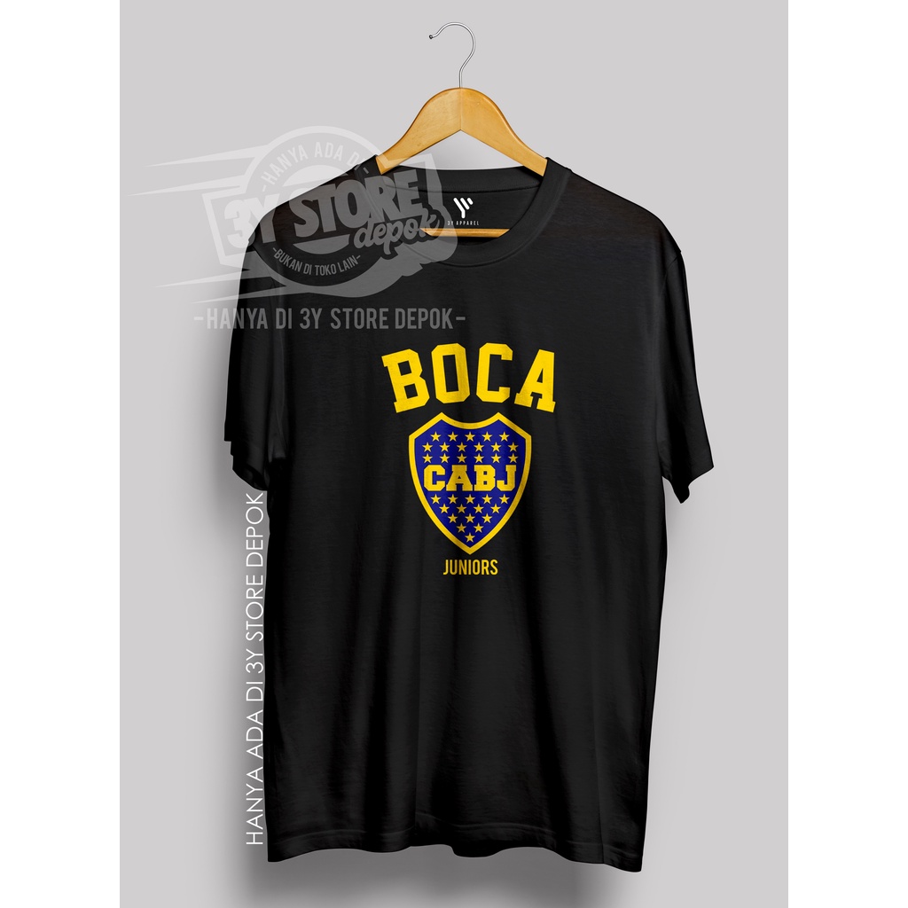 KAOS SANTAI KLUB BOCA JUNIORS / BAHAN COTTON COMBED 30S - 3Y STORE