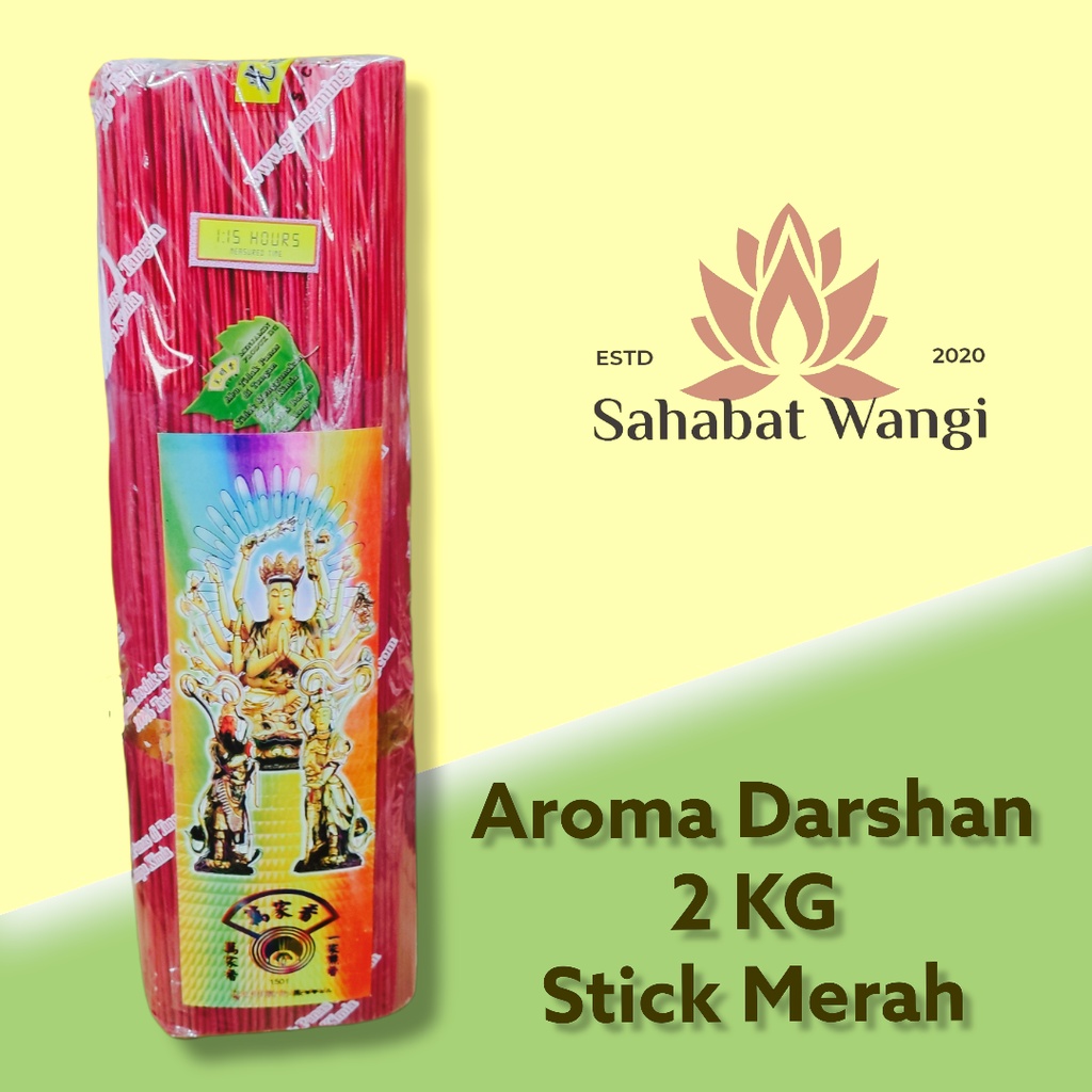 Dupa Hio Kiloan Aroma Darshan 1501 Stick Merah ( 2KG)