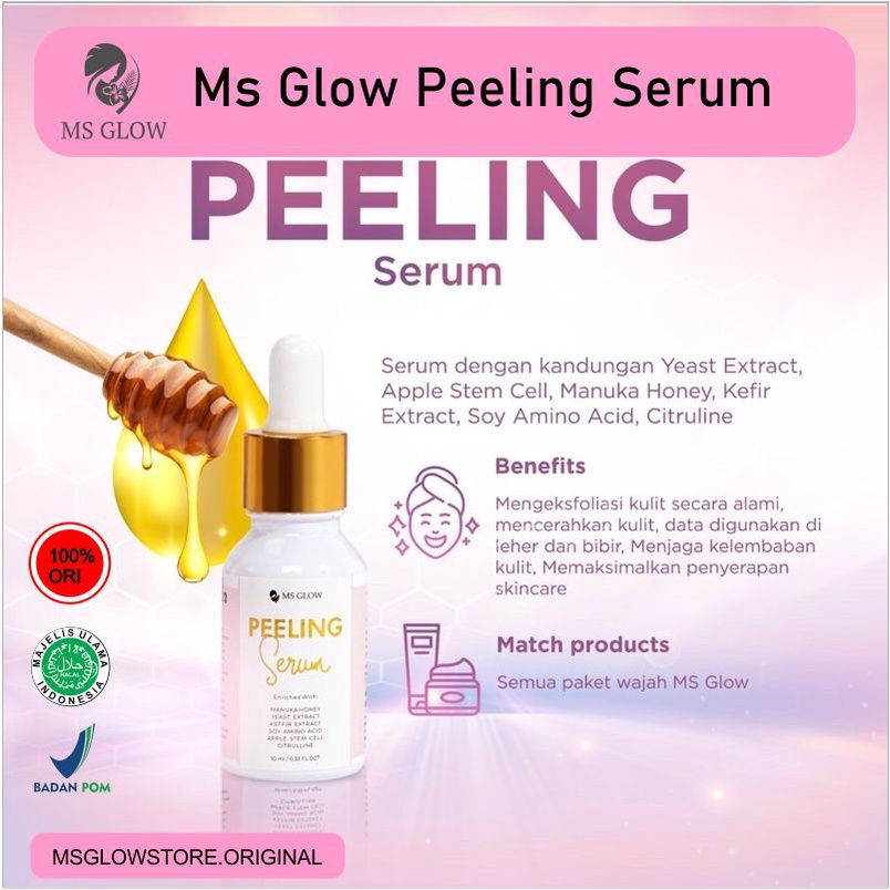 MS GLOW PEELING SERUM / PEELING SERUM MS GLOW / SERUM PEELING MS GLOW / PEELING