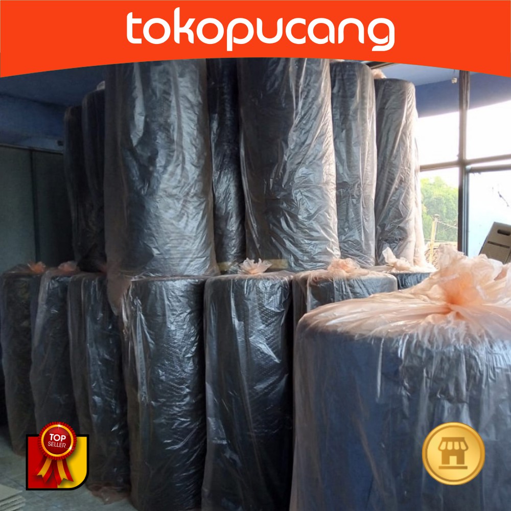 

Bubble Wrap 50m 125cm warna hitam 1 roll 50 m meter black GOJEK