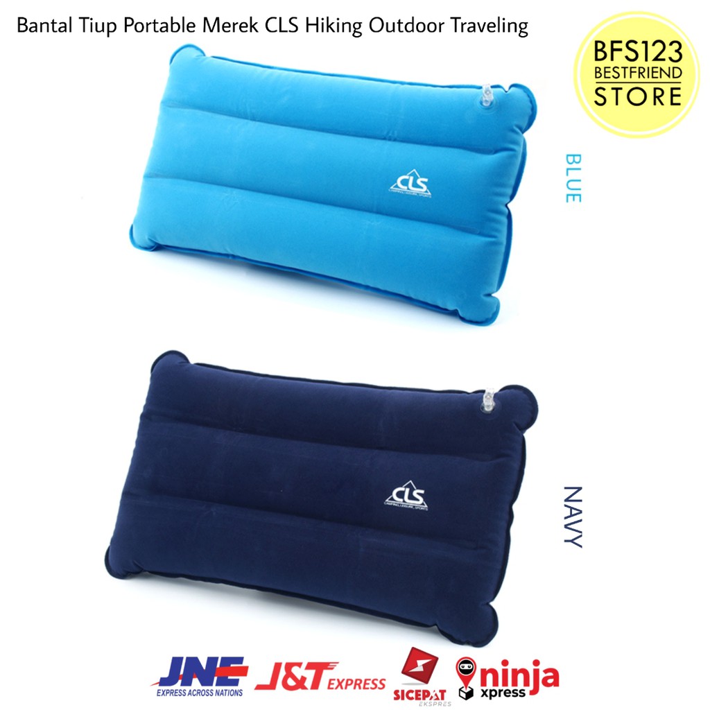 Bantal Tiup Portable Merek CLS Hiking Outdoor Traveling