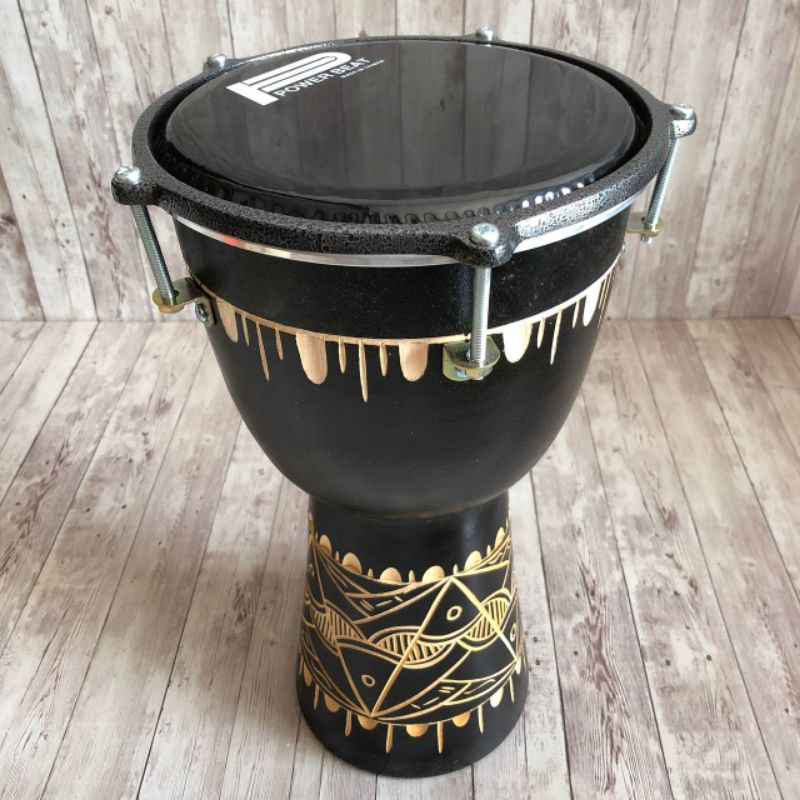 Jimbe Mika Model Darbuka Head Mika 8 inch Ring Baut Kuat Berkualitas