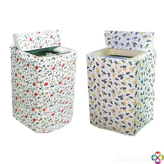 Cover Mesin Cuci Pelindung Mesin Cuci Bahan Plastik PEVA Dekorasi-8