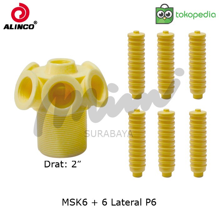 Filter Nozzle Strainer Bintang Star MSK6 Lateral P6 0,2mm