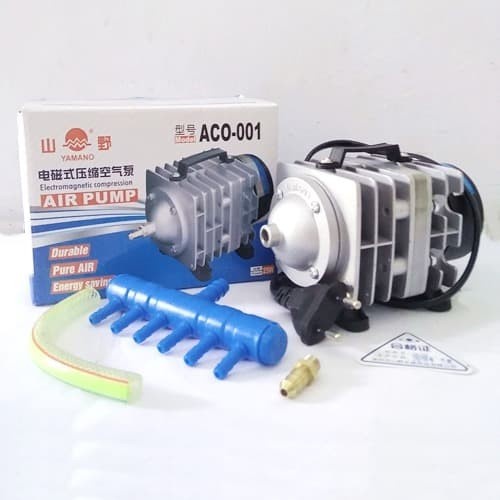 Aerator Air Airator Pump Yamano Blower ACO 001 ACO001 Aquarium Pompa Angin Kolam Ikan