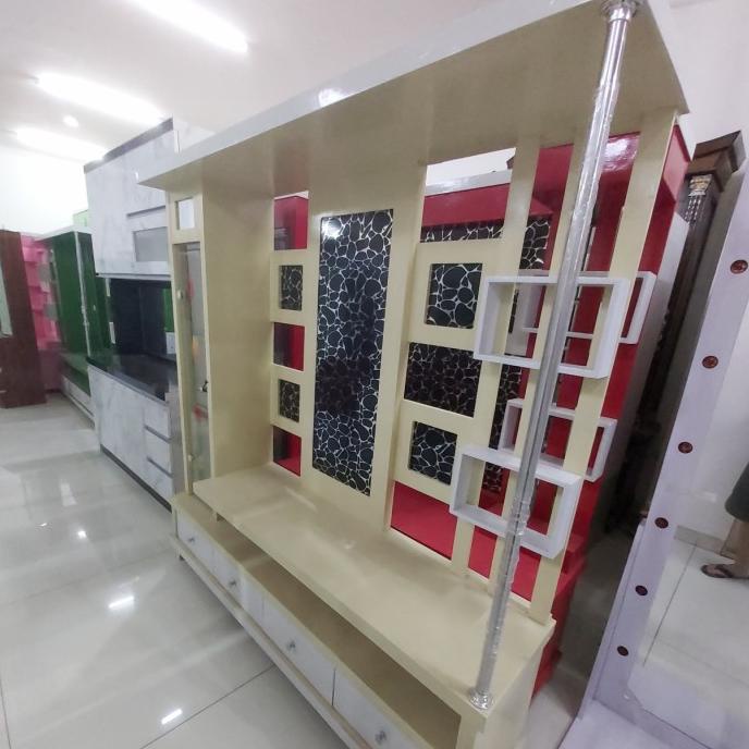 lemari buffet tv minimalis pajangan