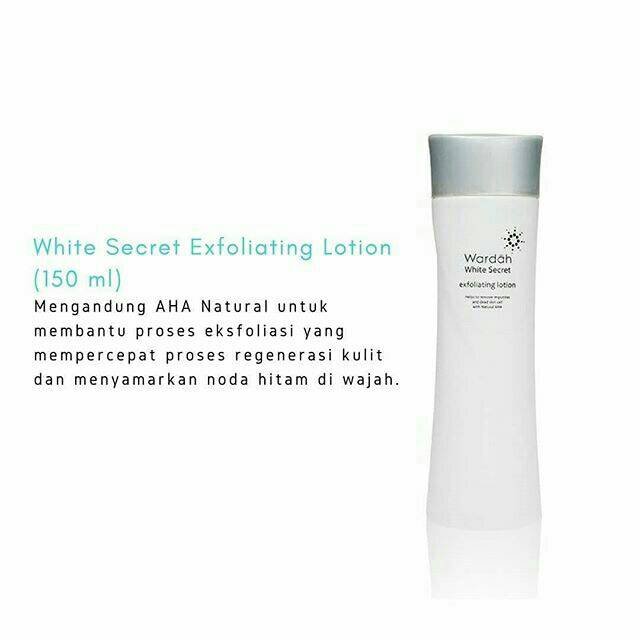 HARGA PROMO!! White Secret Exfoliating Lotion Ukuran 125 ml Toner Natural Wardah