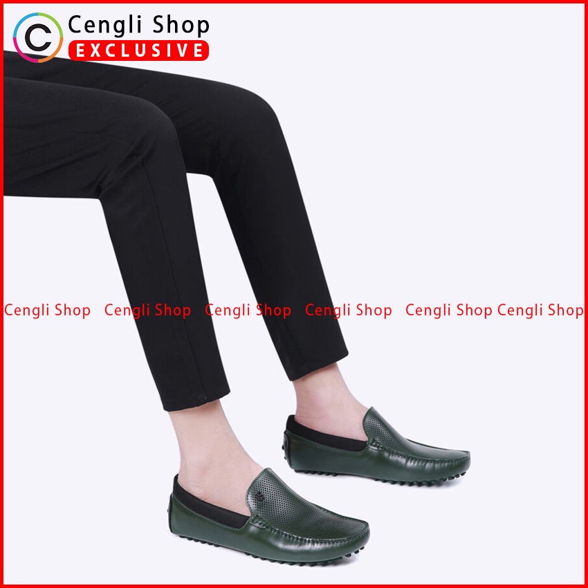 SEPATU LOAFER EVERBEST PRIA ORIGINAL PANSUS KULIT BRANDED HIJAU EM45