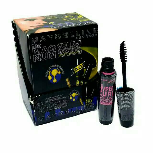 [ ECER ] MASCARA MYB MAGNUM / MAYBELINE MYB MAGNUM VOLUME EXPRESS / MASCARA MEIBELLINE  THE MAGNUM EXPRESS WATERPROOF