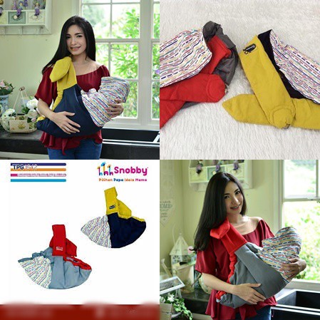 Harga Gendongan Bayi SNOOBY / Selendang Bayi Samping TPg1642