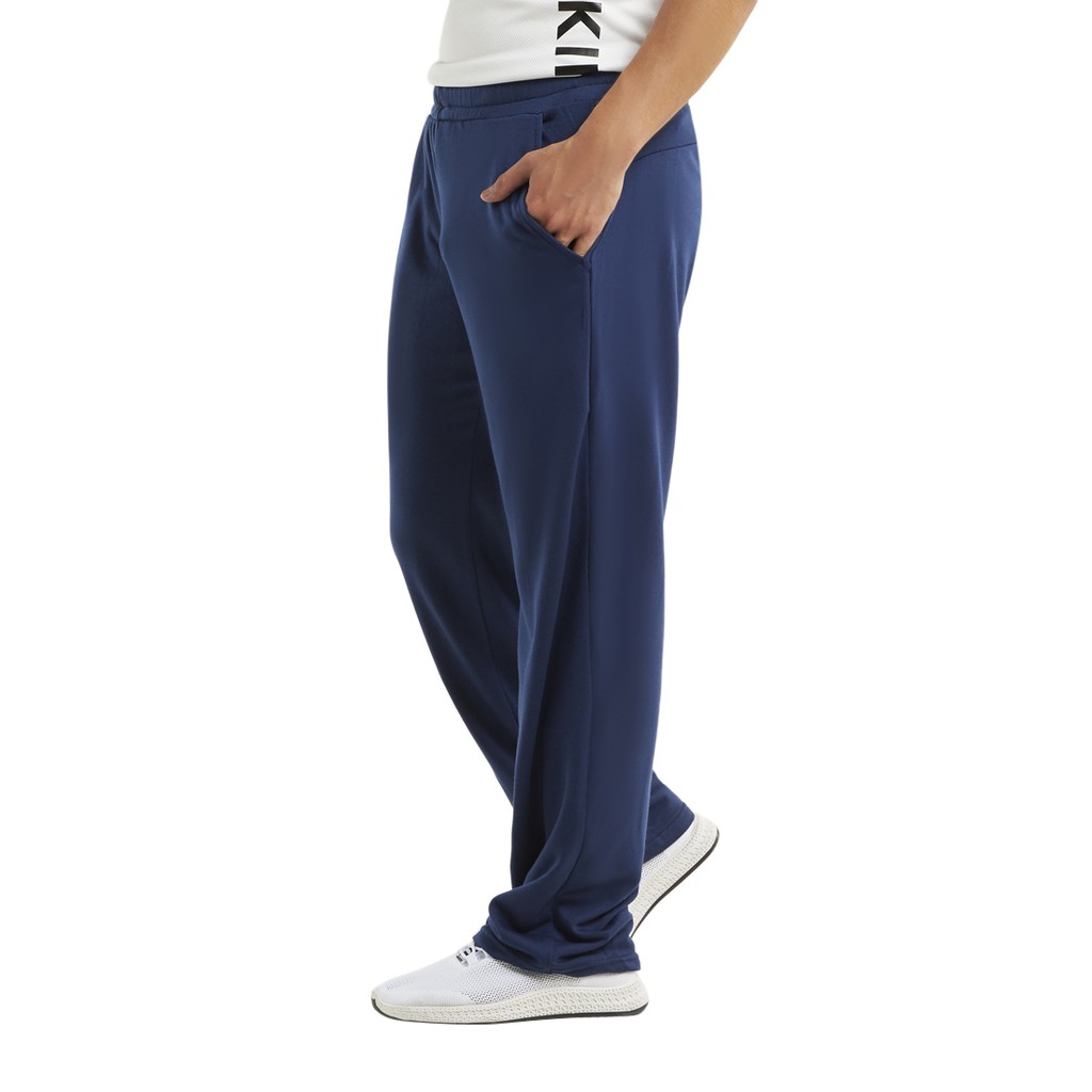 DONSON Sportswear Celana Training Panjang Tebal Elastis Comfort Polyester Trackpant Sweatpants Jogger Navy