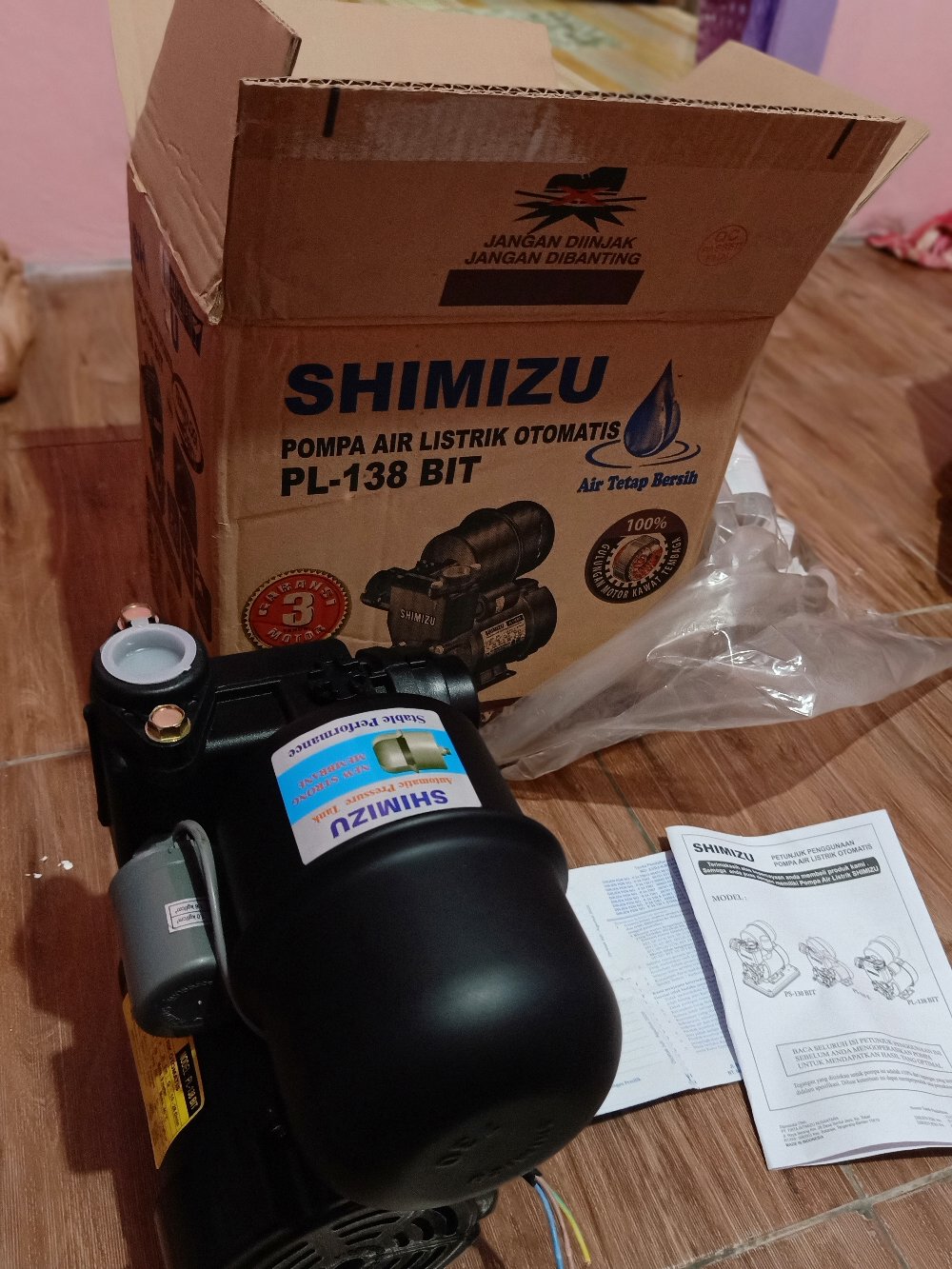 Pl 138 Bit Pompa Air Shimizu / Pompa Sumur Dangkal / Otomatis / 138 / Pl