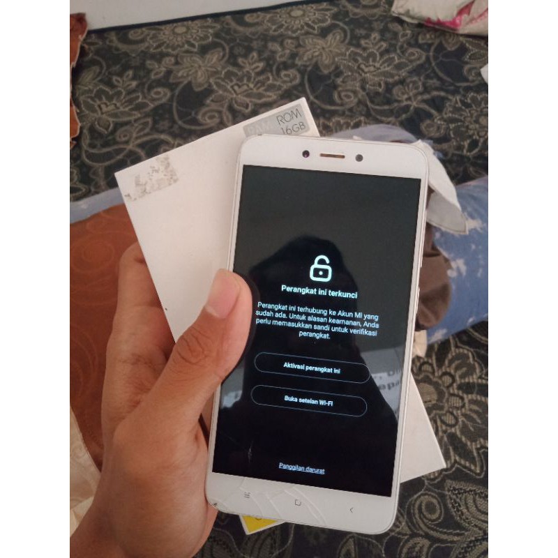 Xiaomi 4x minus akun mi + layar