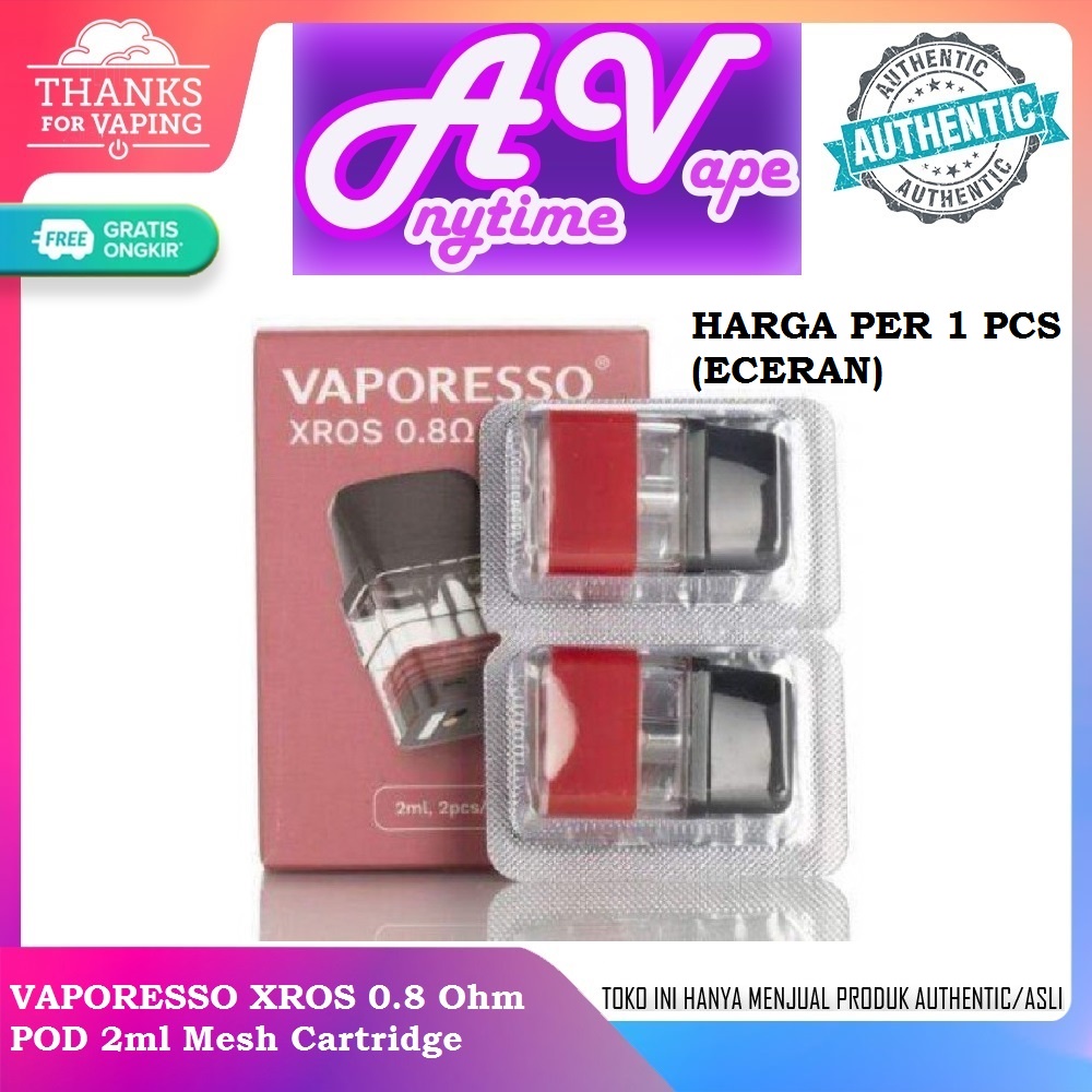 XROS VAPORESSO CATRIDGE HARGA SATUAN ASLI