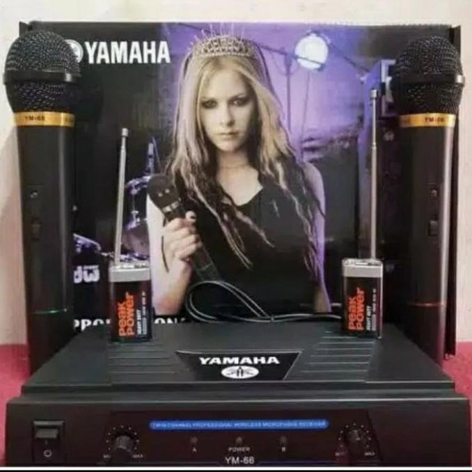 Mic Yamaha Ym 66 Wireless Microphone