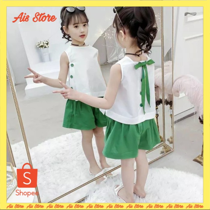 KD ST CACA KS baju anak Perempuan Setelan baju anak umur 4 5 6 7 8 tahun pesta anak cewek lucu Modis