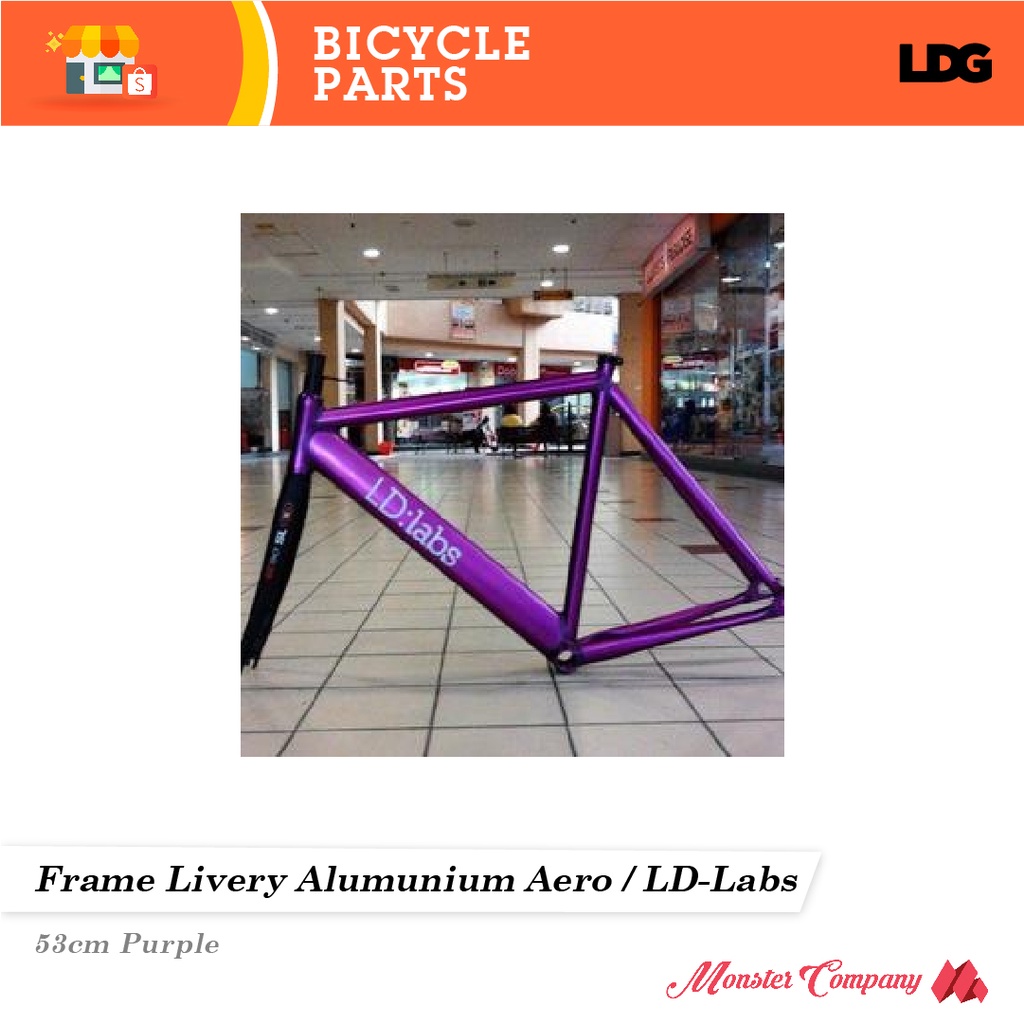 Frame Livery Alumunium Aero / LD-Labs 53cm Purple