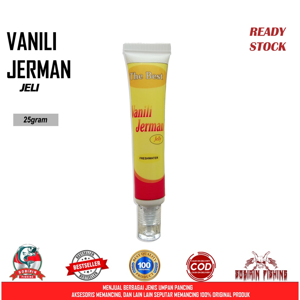 Perangsang Ikan Vanili Jerman Jely 25gram