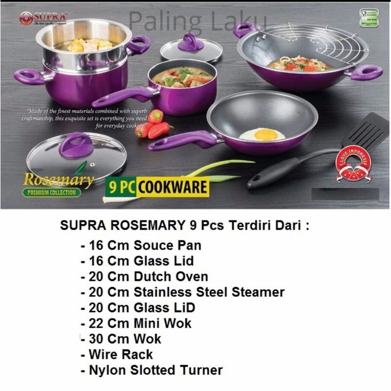 PANCI SET SUPRA 9PCS