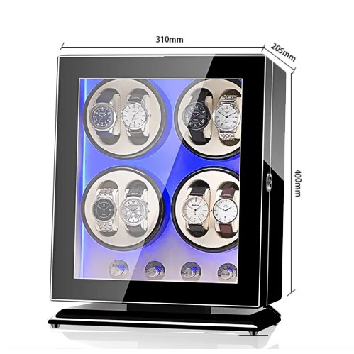 Prestige Watch Winder Box Jam tangan putar otomatis auto 8 Rolex Omega hadiah natal gift jam