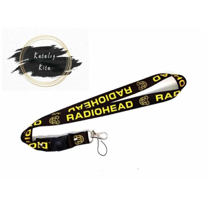 

Lanyard RADIOHEAD tali lanyard BAND gantungan kunci name tag id card kartu nama / tali lanyard gantungan leher