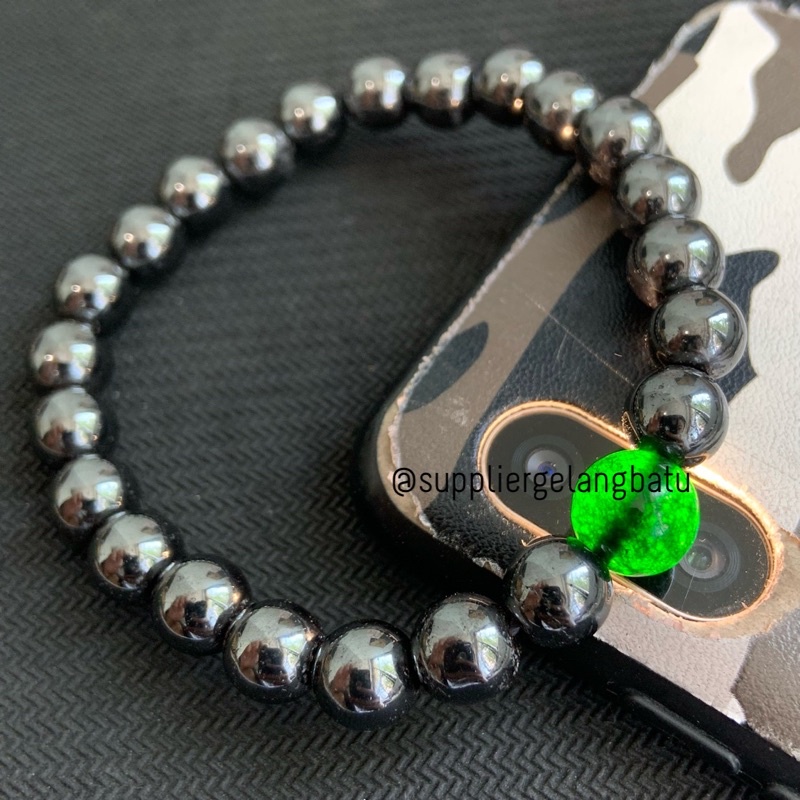 PREMIUM GANNAMYONG ALLAH Tasbih 99butir blustin black jade aceh sertifikat brosur