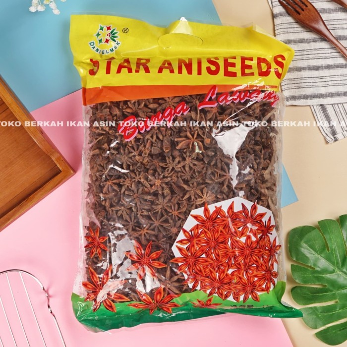 

Best Seller - Bunga Lawang Import / Kembang Lawang / Pekak / Star Anise Seeds No 1 - 1Kg