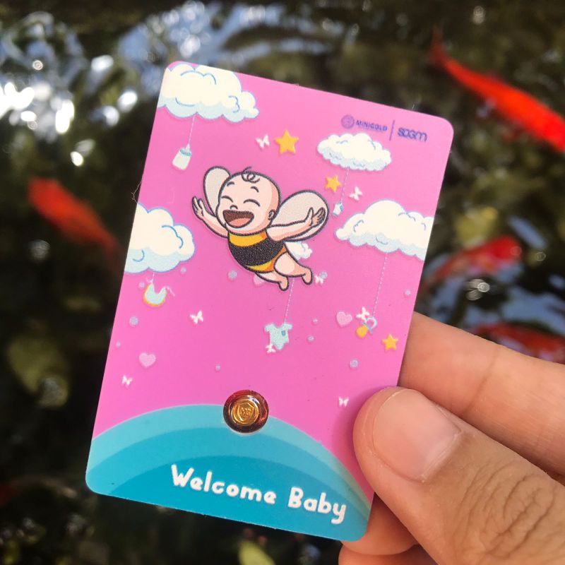 MiniGold Welcome Baby Gift Series | Kado newborn Kado lahiran Kado Bayi perempuan laki-laki